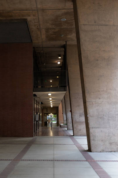 Los Angeles, CA - April 5 2022:  External corridor on the campus of UCLA