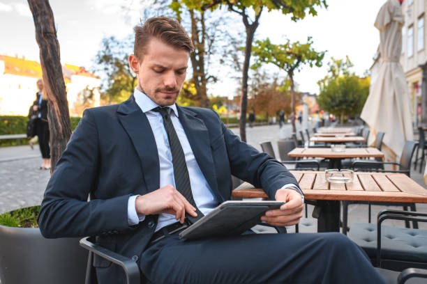 istock Business Man On A Break Outdoors 1390313131