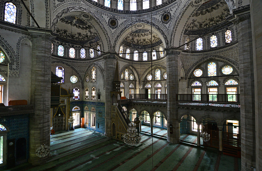Hekimoğlu Ali Pasha Mosque and Complex in Istanbul was built in 1735. It is one of the largest mosques of the Ottoman Empire.