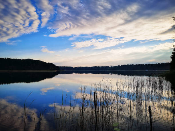 istock twilight at the lake 1390315282