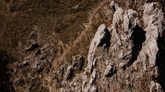 Cliff at the Salto del Nervión, Alava, Spain