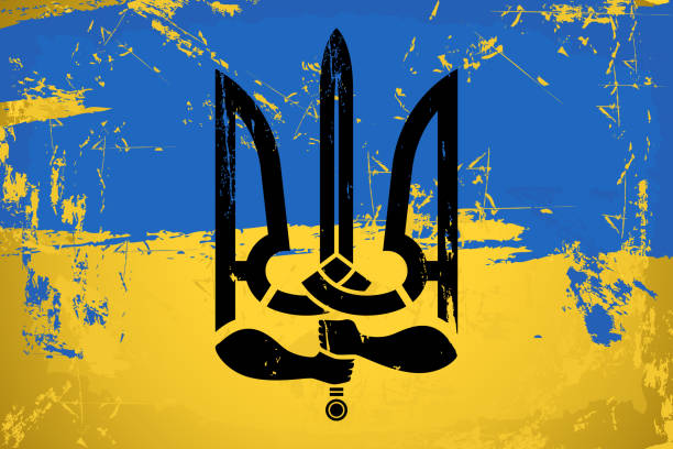 стокові ілюстрації на тему symbols_of_ukraine - конец войны в украине таро