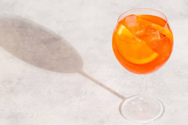 istock Glass of cold Spritz cocktail. 1390323625