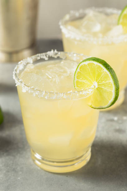 istock Boozy Refreshing Classic Margarita Cocktail 1390328202