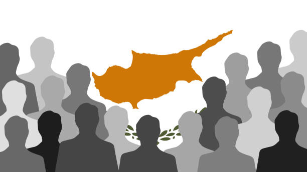 cypryjscy mężczyźni - cypriot culture stock illustrations