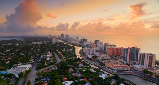 istock Lake Pancoast crossing Miami beach 1390340730