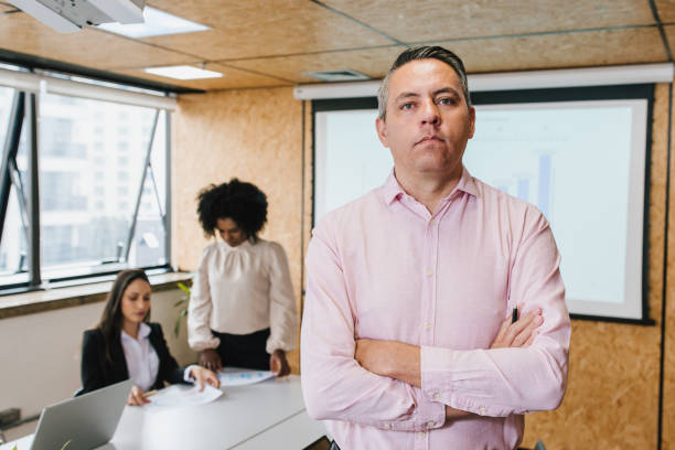 istock Portrait of a businessman at work. 1390380563