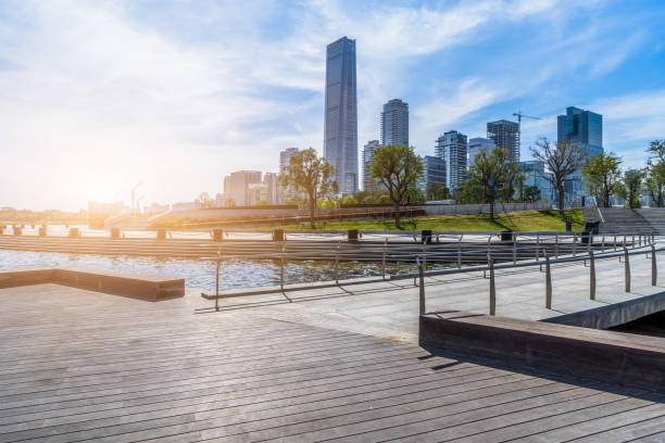 istock shenzhen talent park with city skyline 1390385445