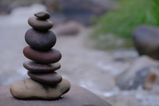 istock Zen of life, Zen stone 1390397276