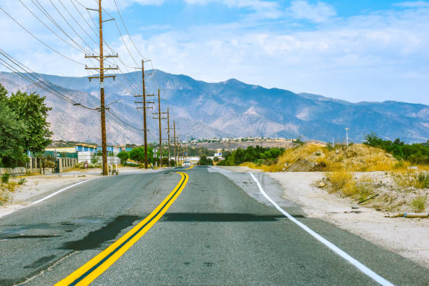 The Santa Anna Mountains near Temescal Canyon, offers a scenic view of Southern California. This short peninsular mountain range is located near the Southern California Coast. Traveling down the Temescal Canyon road is peaceful reprieve from the busy interstate traffic.