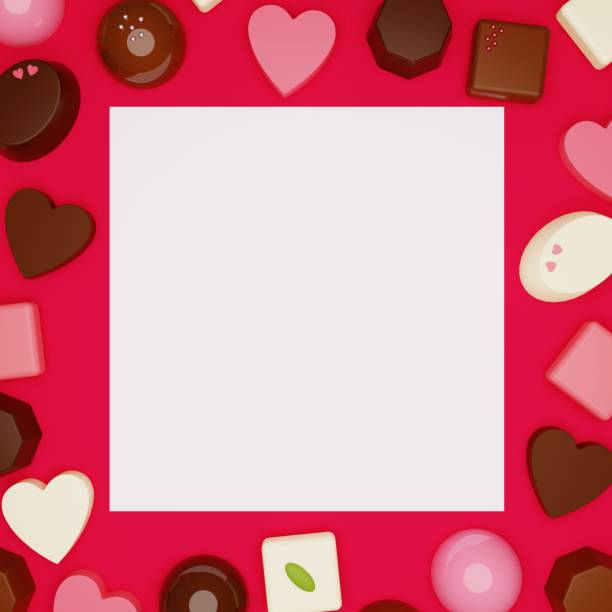 istock 3D image of a set of chocolates 1390411558