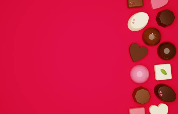istock 3D image of a set of chocolates 1390411659