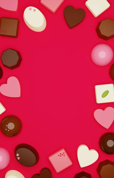 istock 3D image of a set of chocolates 1390411704