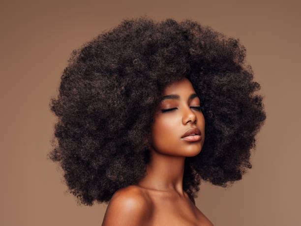 istock Beautiful girl with curly hairstyle 1390433213