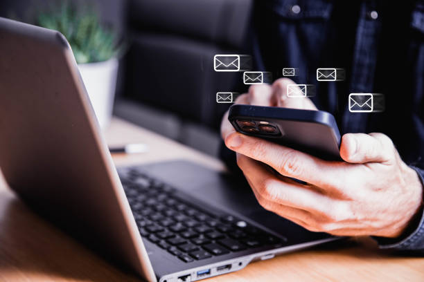 istock email marketing concept, person reading e-mail on smartphone, receive new message 1390454739