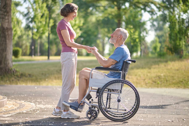 istock A couple spending a day in a park and looking happy 1390455073