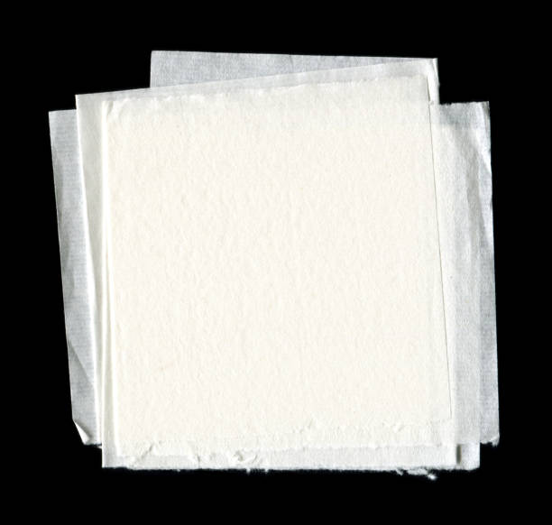 istock Recycling art paper texture background isolated 1390457400