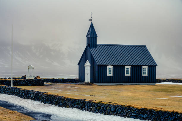 istock Black church in Budir 1390459624