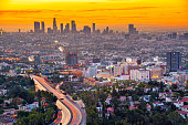 istock Los Angeles, California, USA Skyline 1390466049