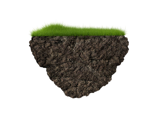 istock The floating island on white background. 1390478594