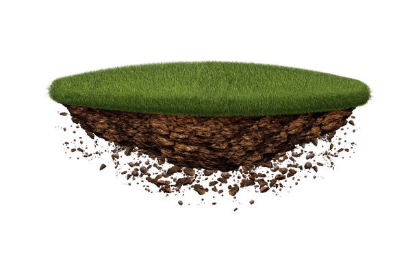 istock The floating island on white background. 1390478742