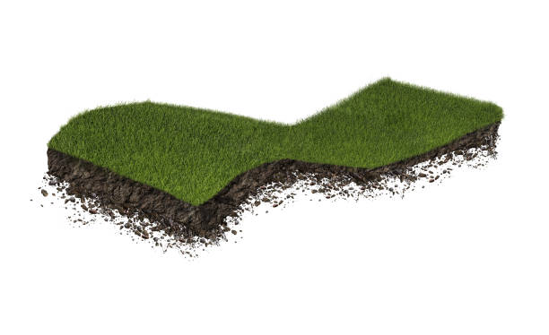 istock The floating island on white background. 1390479457
