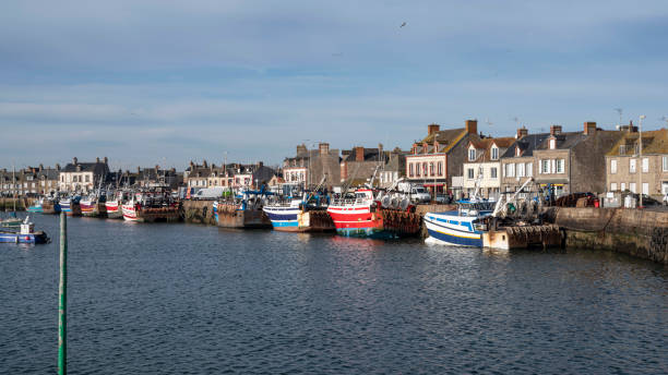 istock Fishing boat in a Breton port 1390486440