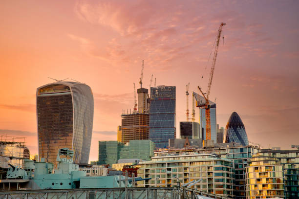 London Construction stock photo
