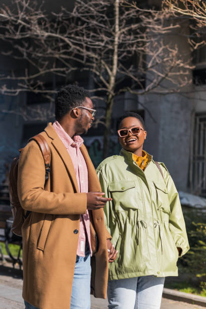 istock Young attractive black couple enjoying a nice spring day out 1390502651