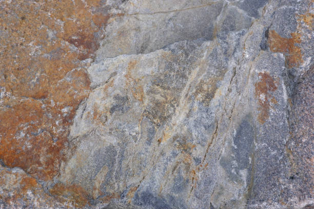 istock Geology. Granite texture. Close-up of gray granite surface. Stone background. 1390502977