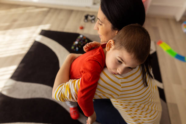 istock Mother and son love bonding 1390505695