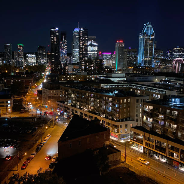 istock Montreal Griffintown Nightlife Nightlight Colourful 1390524746