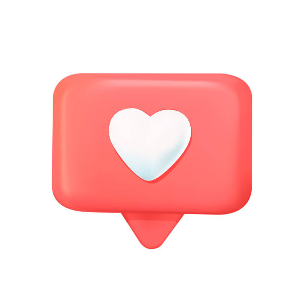 istock 3D Like icon, isolated on white background. 3D social media notification, like heart icon design. Vector illustration. 1390529507