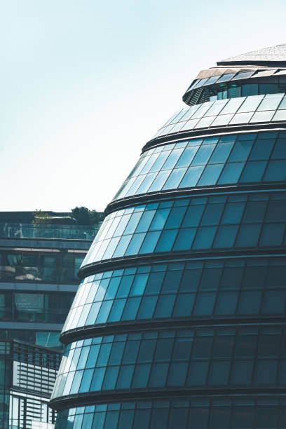 Futuristic Architecture Detail, City Hall in London Futuristic Architecture Detail, City Hall in London gla building stock pictures, royalty-free photos & images