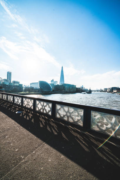 istock Empty pavement front of Tower Bridge in London 1390542861