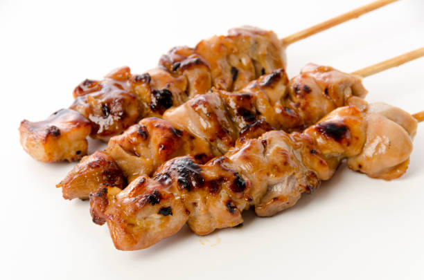 istock Yakitori, Japanese style skewered chicken 1390547700