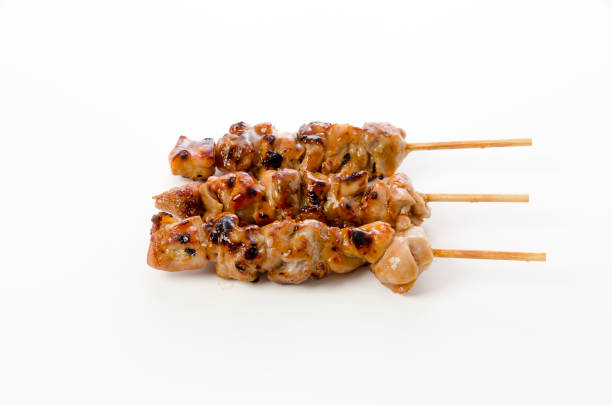 istock Yakitori, Japanese style skewered chicken 1390547705