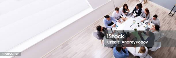 Multi Ethnic Business People Having Business Meeting Stock Photo - Download Image Now