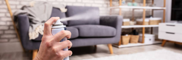 istock Human Spraying Air Freshener 1390560387