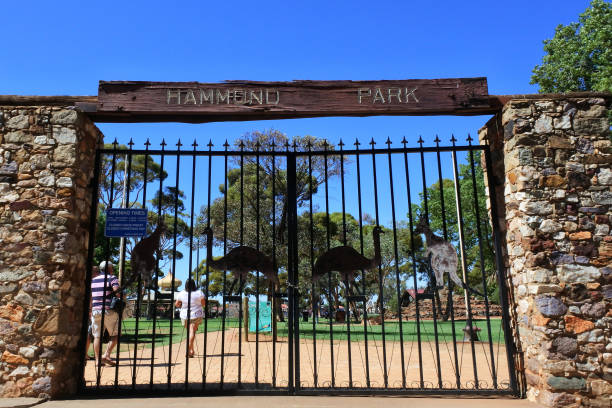 Hammond Park in Kalgoorlie-Boulder city in Western Australia stock photo