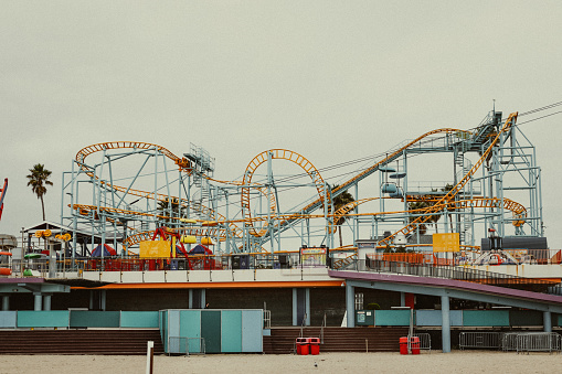 Photo taken at Santa Cruz board walk with canon eos r