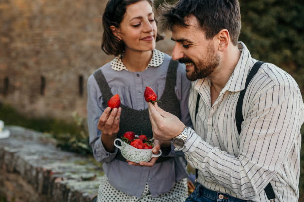 istock Couple on a weekend vacation 1390583225