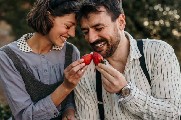 istock Strawberry kiss 1390583403