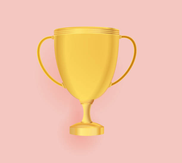 istock Winner cup isolated. Golden trophy on a transparent background. Vector illustration. 1390602798
