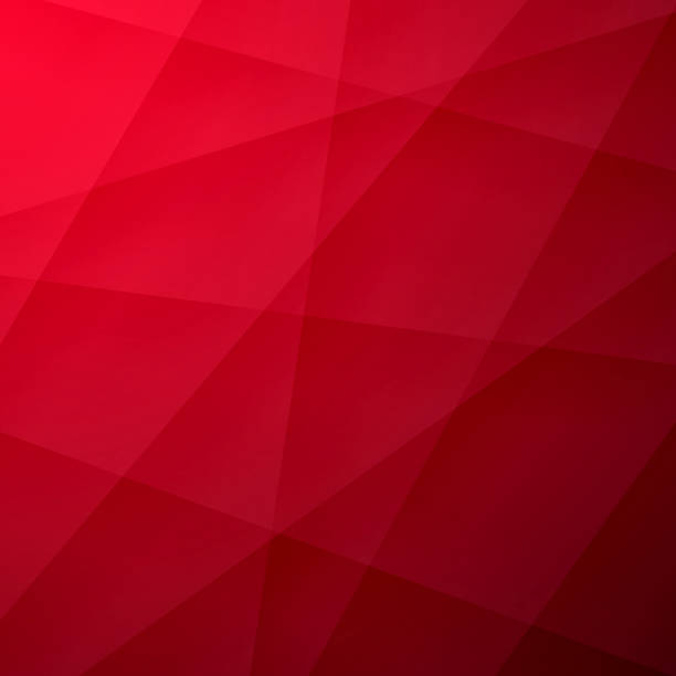 ilustrações de stock, clip art, desenhos animados e ícones de abstract red background - geometric texture - red backgrounds shadow pattern