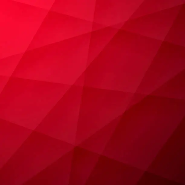 Vector illustration of Abstract red background - Geometric texture