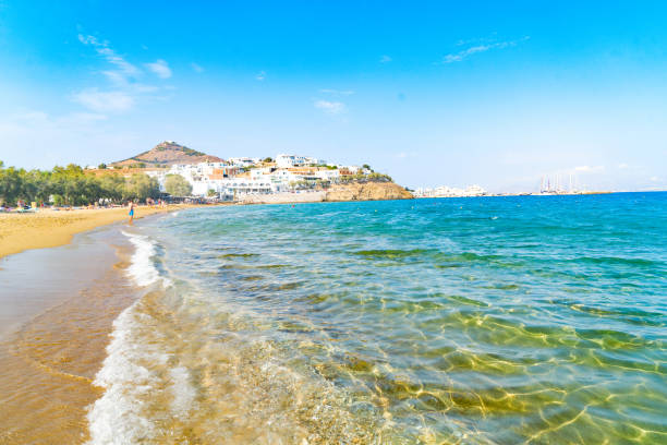 Romantic beach at greek island