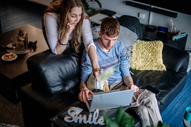 istock On-line shopping at home 1390622212