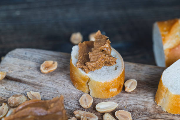 istock nut food on a cutting wooden board in the kitchen 1390627678