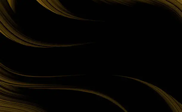 Photo of Black gold background gradient texture soft golden with light technology diagonal gray and white pattern lines luxury beautiful.